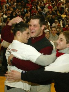 Scott Goodale and Scott Winston had many moments to celebrate together at Jackson Memorial High School before they teamed up as coach and wrestler at Rutgers. (Photo: File photo)